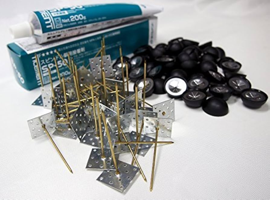 防音・断熱資材：スピンドルピンセット約４００組＋接着剤２本 楽天市場】【楽天コラボ企画! マラソン中はエントリーで全品